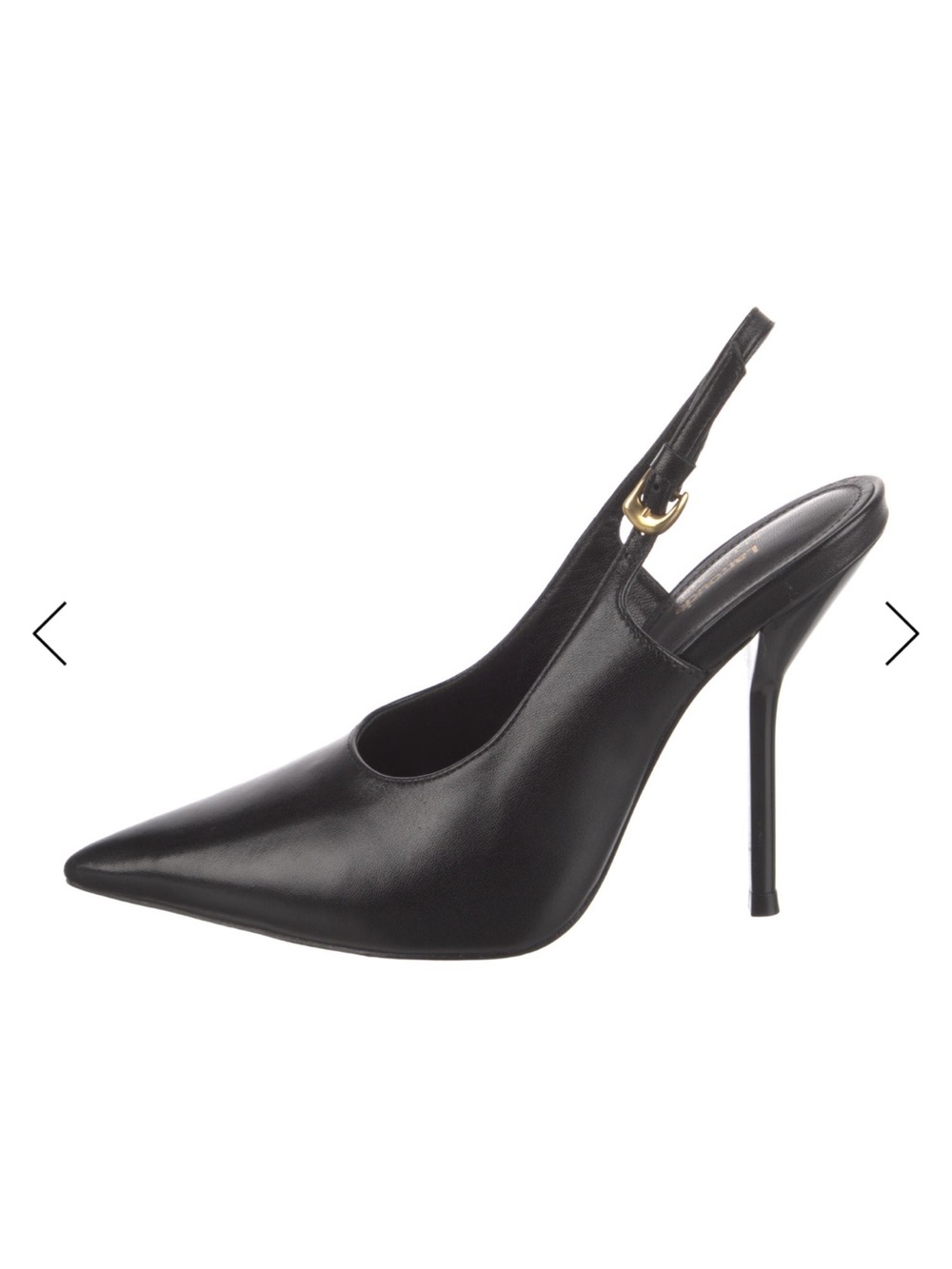 Larroude x Altuzarra Leather Slingback Pumps